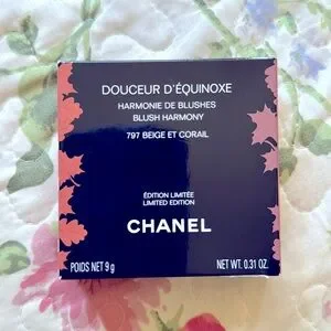 CHANEL ブラッシュハーモニー 797 BEIGE ET CORAIL Chanel Beige et Corail (797) Douceur d'Equinoxe Blush